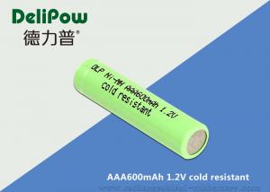 China Cold Resistant AAA  Nimh 600mAh Rechargeable Batteries With MSDS on sale
