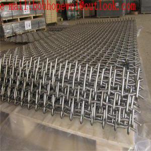 China Woven Screen Mesh/Vibrating Screen Mesh Used in Vibrating Stone Crushers /Plain Weave Galvanized Stainless Steel Crimped wholesale
