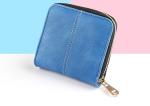Stoving Varnish TPCH Women's Zipper Wallet Purse Small Coin Pocket 11x10CM
