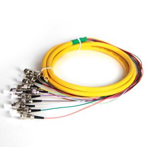 China FTTX SM 12 Core LC Single Mode 850nm Fiber Optic Pigtail wholesale