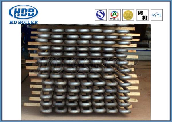 H Fin Tube Boiler Economizer Heat Exchanger High Frequency Welder Carbon Steel