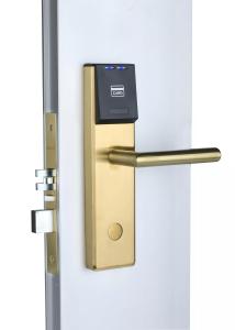 China 304 Stainless Steel RFID Reader Door Lock For Hotel / Apartments wholesale