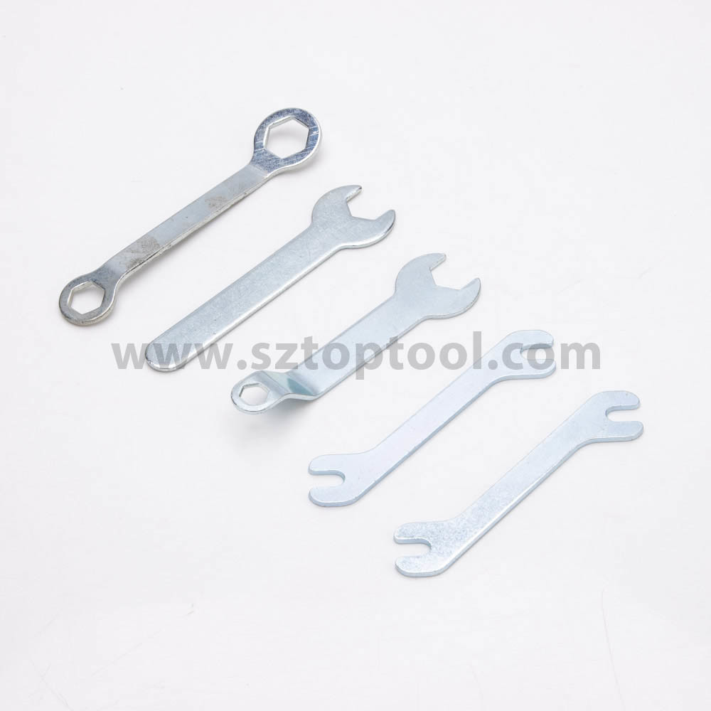 Pressed Steel Double Ended Wrench Zinc Plated Stainless Steel Spanner