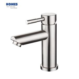 China 304 Stainless Steel Kitchen Faucet Bathroom Tap Hot Cold Basin Mixer Faucet wholesale