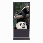 Wireless 55 Inch Free Standing Double Sided Digital Signage