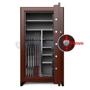 China Steel 75 Mins Fireproof Rating Gun Safe Cabinets With 36 Guns wholesale