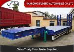 3 Axles 13M Excavator Transport Low Bed Semi Trailer