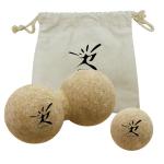 soft flexible Natural Cork Massage Ball , Wood Color Large Cork Ball