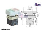 Red And Green Push Button Switch 400V 50hz Lamp Beads LAY5（XB2）-BL9325