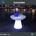 Modern remote control PE plastic led luminous table