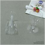 4oz/6oz Clear Plastic Red Wine Glasses , Durable Disposable Plastic Drink