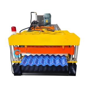 China Metal Roof Tile Glazed Sheet Roll Forming Machine 8.5kw wholesale