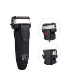 Black Rechargeable Electric Shaver Size 15.8 * 5 * 3.7cm Dry / Wet Dual Use For