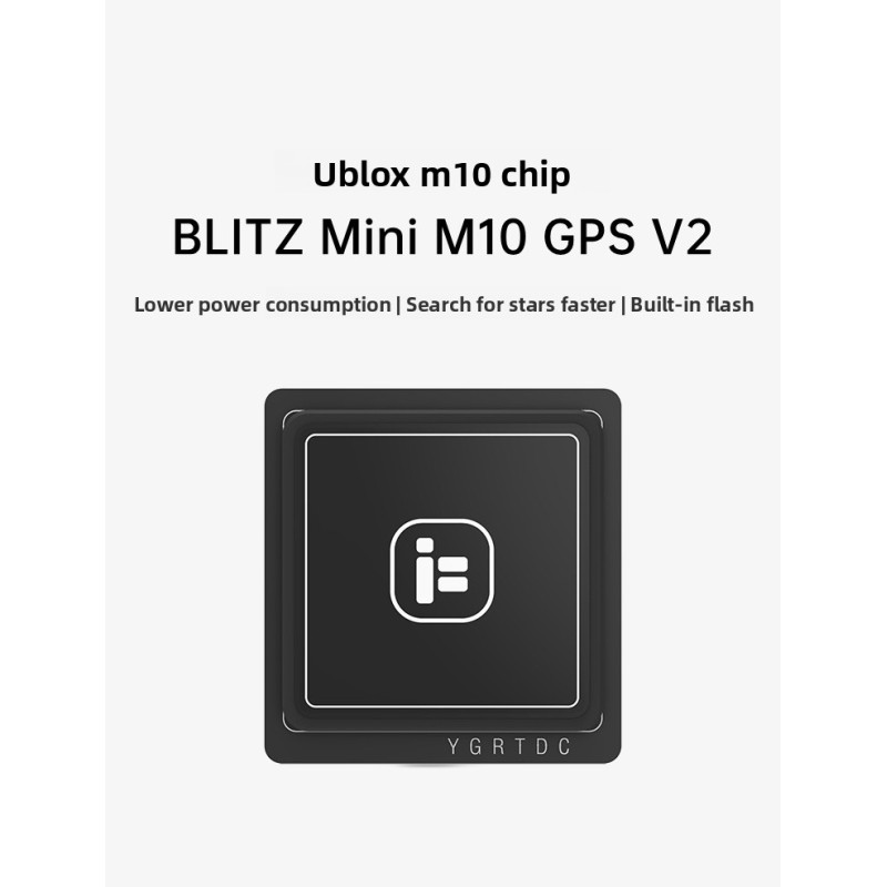 IFlight BLITZ Mini M10 GPS V2 Lightweight 8g Flight Controller with Stable Connection Compass for Professional Drones
