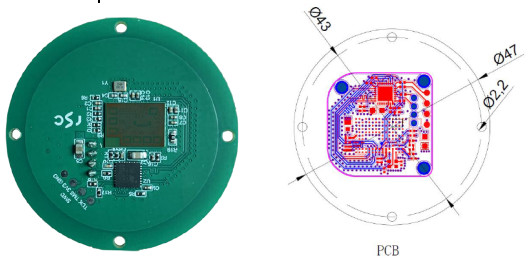 High Integration KLM800 Radar Level Sensor Module with ±2.75° Antenna Beam Width and 10m Measurement Range