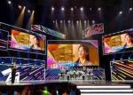 P4mm Stage Rental 1R1G1B LED Display Refresh Rate 3840Hz Seamless stitching 4m