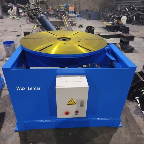 1 Ton Welding Positioner Automatic Rotary Welding Turntable for Cylinder Pipe Welding