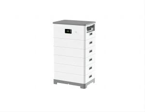 China Stacked Home Energy Storage Lithium Battery Pack 7.68KWh Floor standing wholesale
