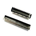 Half Pitch SCSI DB 50P Male Piercing Connector For Cable