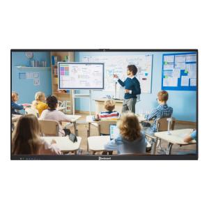 China Interactive Smart Board 4K High Precision Infrared 40 Point Touch Custom LOGO wholesale