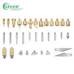 Green PS3301 33 Wood Burning Kit Tips 2 Stencils 12 Colored Pencils