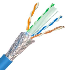 China SFTP Bare Copper Network Cat6 Shielded Cable 305m PVC PE LSZH Jacket wholesale