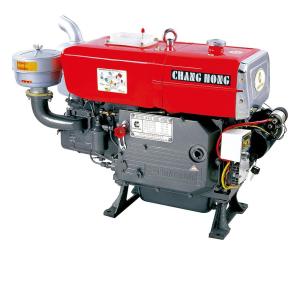 China Horizontal ZS1115D 20HP Hand Crank Water Cooled diesel engines wholesale