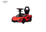 6V Electric Ride on Car Ride on Toys for Kids Music, Red（Lamborghini Sian