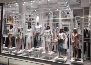 China Whole Clothing Store Display Fixtures With Display Stands , Racks , Mannequins wholesale