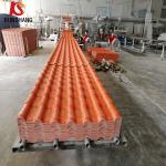 Brick Red Spanish PVC Roof Tile for Residential Roofing with Strong Loading