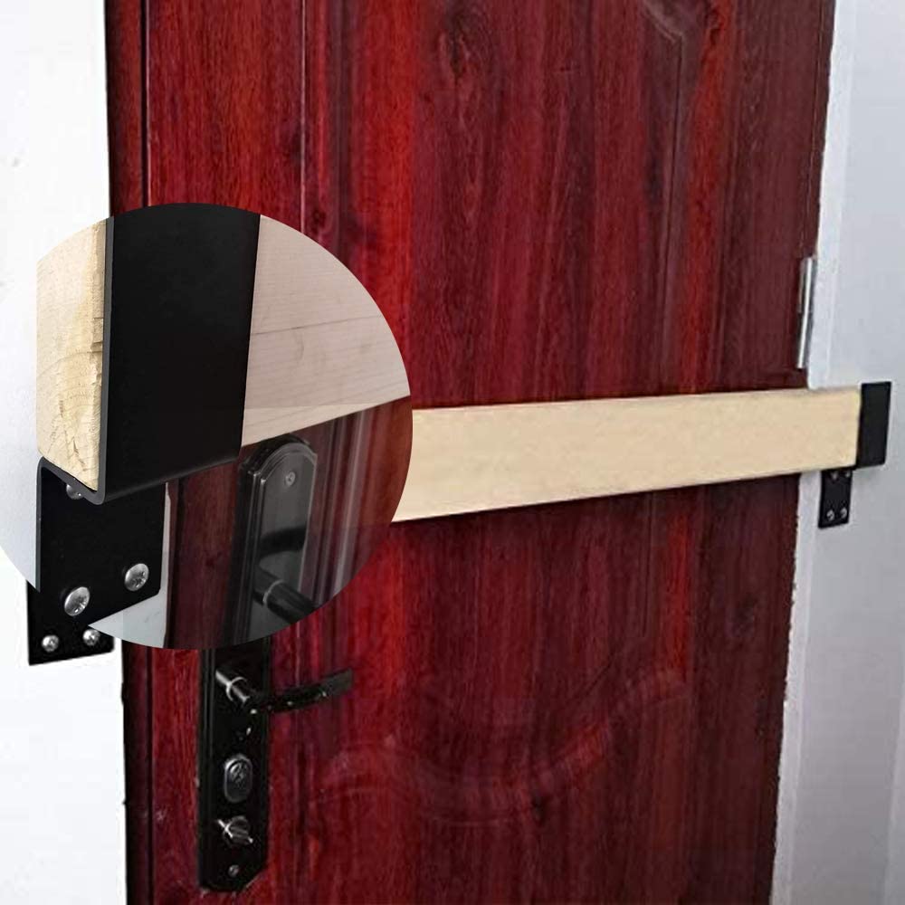 1mm Iron Steel U Bracket for Heavy Duty 2x4 Door Barricade Durable and Sturdy Design