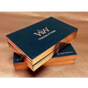 China Logo Custom Cardstock Funeral Thank You Cards Personalized Coated Paper Holographic Printing wholesale
