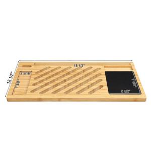 China Sustainable Portable Bamboo Laptop Desk Tray Stand Single Tier wholesale