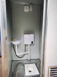 Prefab Metal Portable Toilet , EPS Portable Container Toilet For Outdoor Park
