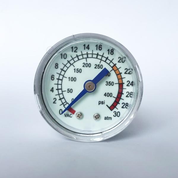 Axial Direction Mount Hygienic Pressure Gauge 30 ATM Luminous Inflation Syringe