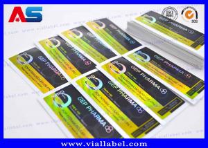 China 4C Full Color Vials Laser Hologram Sticker, SGS Printing Bottle Labels wholesale