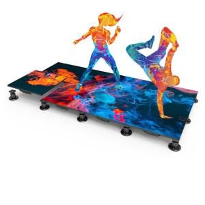China P1.9 COD Interactive Dance Floor LED Display Die-casting Cabinet With Glass Mask wholesale