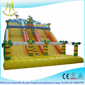 China Hansel 2015 new design super fun climbing inflatable slides for kids wholesale