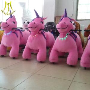China Hansel carnival stuffed animals for sale mall games for kids stuffed animal indoor riding unicorn wholesale