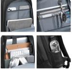 High quality products customized logo waterproof black Laptop Backpack men