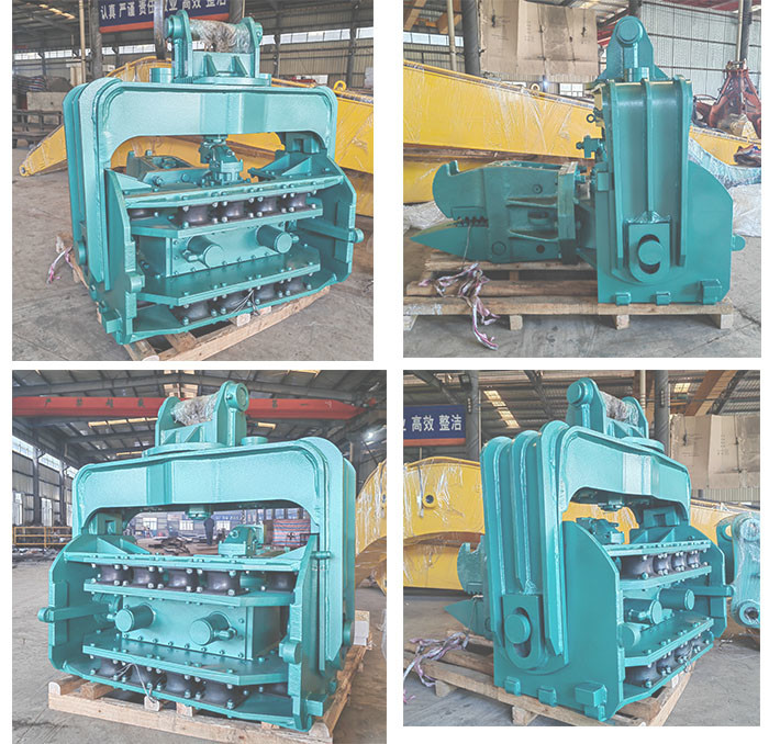 Hitachi Excavator Vibratory Pile Driver Powered By Parker Motor And SKF VA405 Bearings