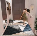 120*160cm Household Door Floor Carpet Rug Marble Entrance Corridor Mat