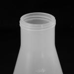 1000ml Plastic Erlenmeyer Flask With Screw Caps, 2 Pack Narrow Mouth Conical