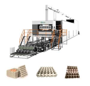 China Biodegradable Plant Pot Making Machine Bagasse Pulp Moulded Machinery wholesale