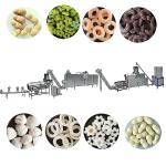 Animal Feed Fully Automatic Rice Puffing Machine Extruder for Corn Puffs Snacks