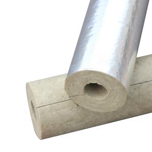 China Insulation Material Rockwool Acoustic Pipe Moisture Resistance wholesale