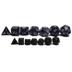 China Candy color mini resin desktop game dice set wholesale