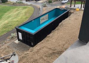 China Topshaw Modern Design Customized Inground Sea Container Pools/Swimming Pool Container for sale wholesale