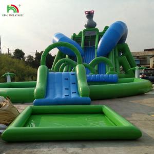 China Tarpaulin Inflatable Water Slide Commercial Giant Adult Amusement Park Water Slides wholesale