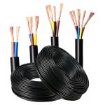 Insulated PVC 4 Core 15mm 25mm 4mm 6mm Flexible Copper Core Electric Power Cable